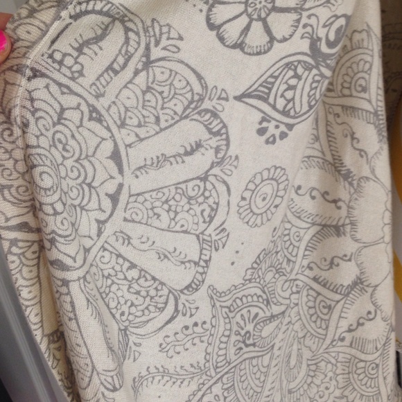 LAMB cashmere blend sweater wrap. - Picture 3 of 4